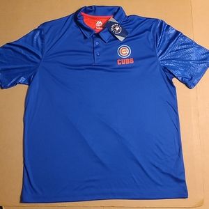 Chicago Cubs XL Majestic Polo NWT